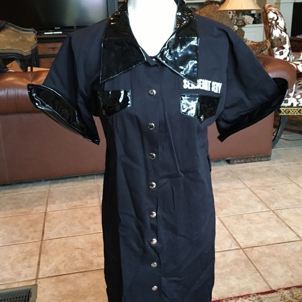🎃 19 "SERGEANT Sexy” Police Woman Costume!